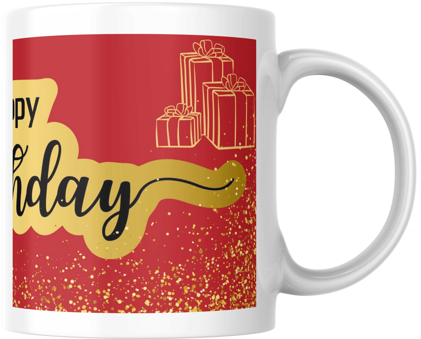 11oz Happy Birthday Mug - C