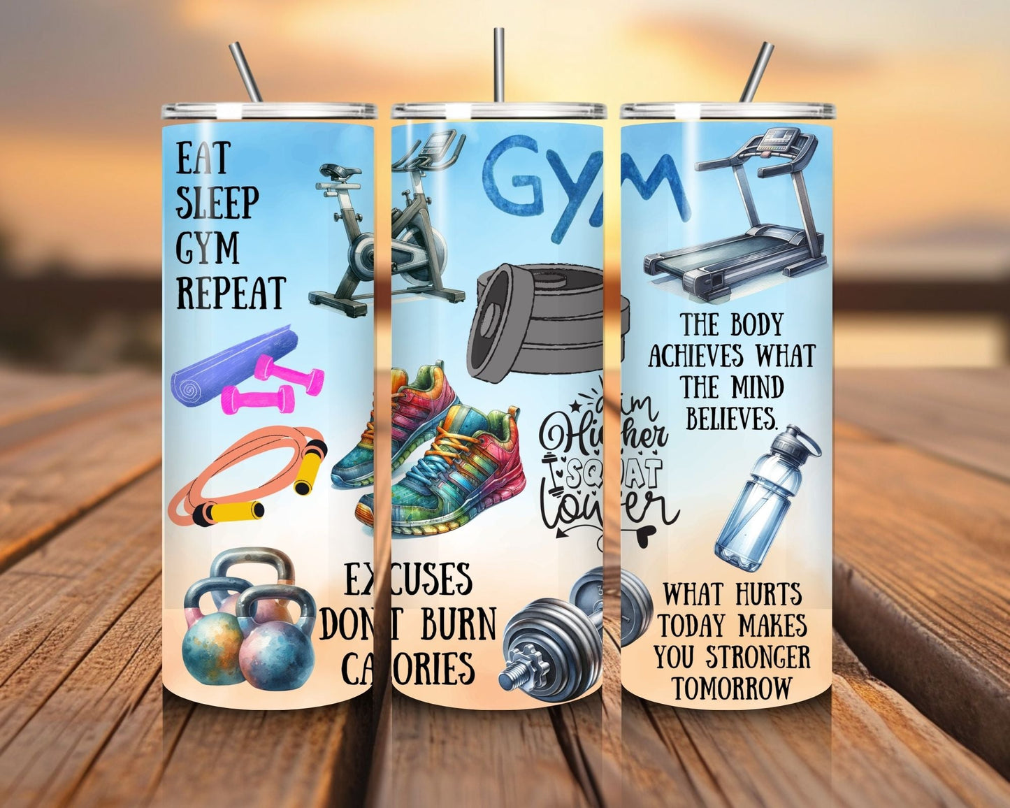 20 oz Skinny Coffee Travel Tumbler with Lid and Straw - Flex Appeal #003