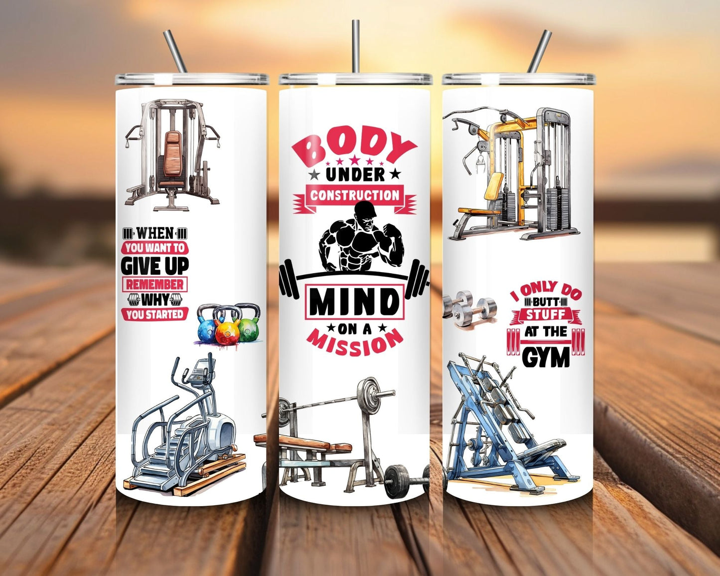 20 oz Skinny Coffee Travel Tumbler with Lid and Straw - Flex Appeal #011