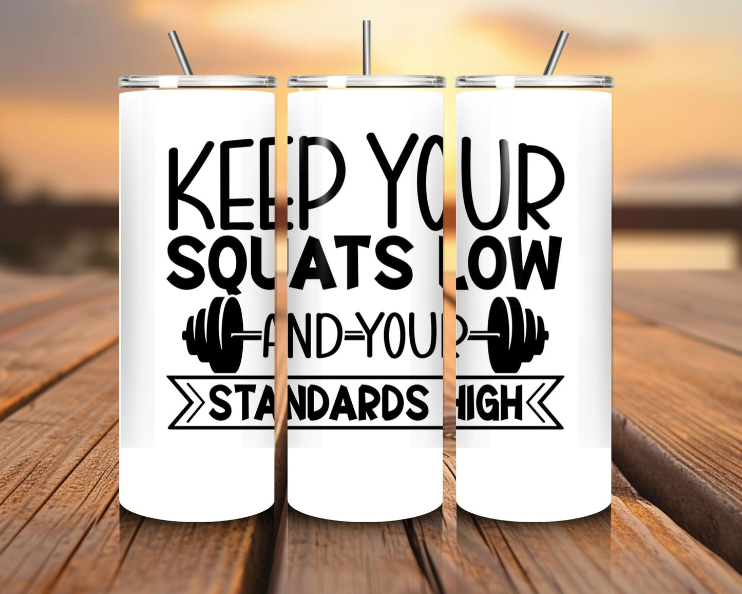 20 oz Skinny Coffee Travel Tumbler with Lid and Straw - Flex Appeal #018