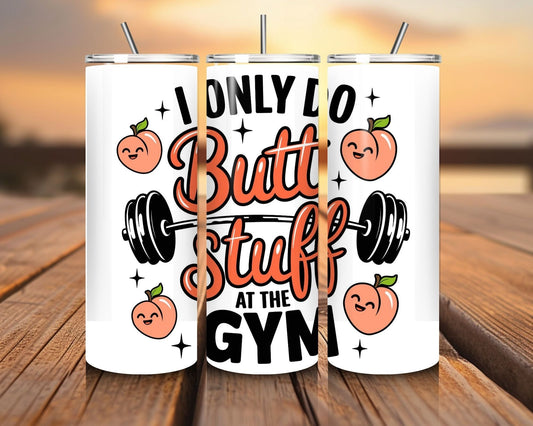 20 oz Skinny Coffee Travel Tumbler with Lid and Straw - Flex Appeal #019