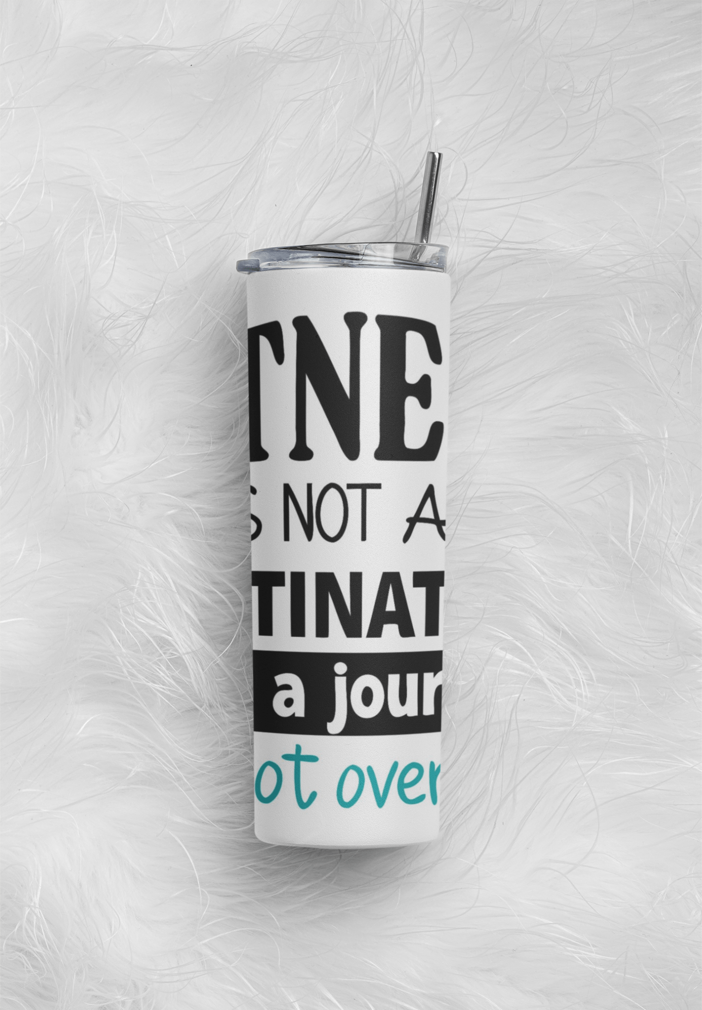 20 oz Skinny Coffee Travel Tumbler with Lid and Straw - Flex Appeal #020