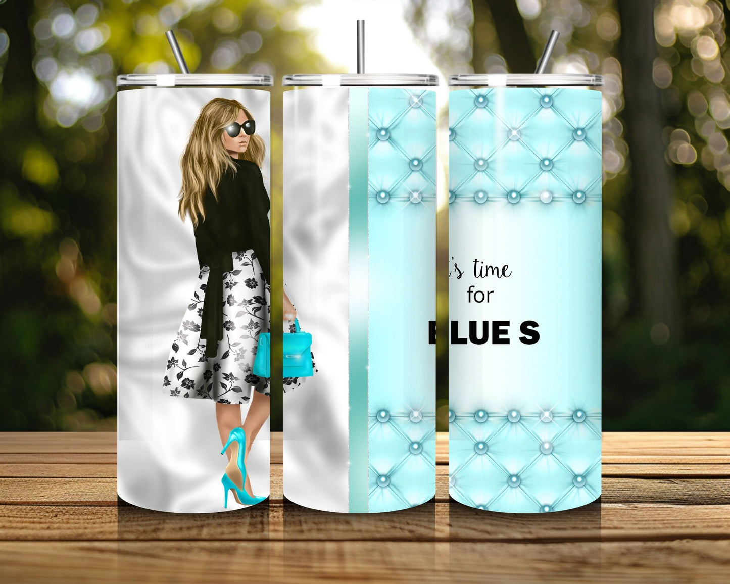 20 oz Skinny Coffee Travel Tumbler with Lid and Straw - Sassy Lady Boss #008