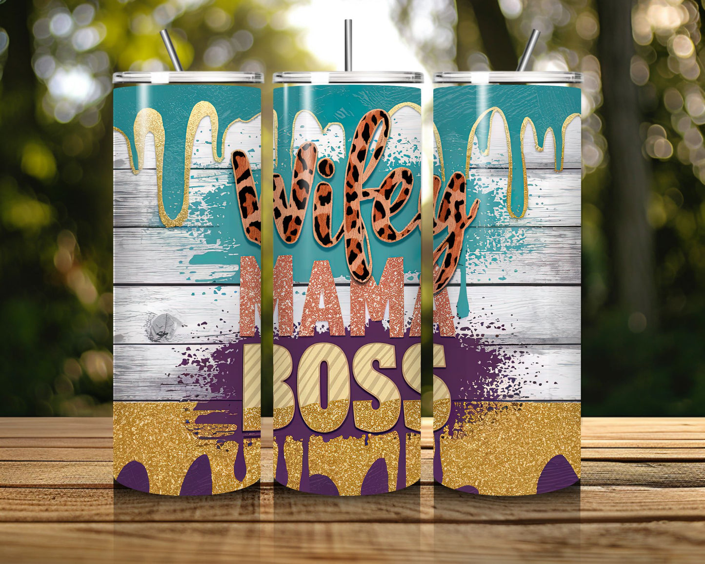 20 oz Skinny Coffee Travel Tumbler with Lid and Straw - Sassy Lady Boss #027