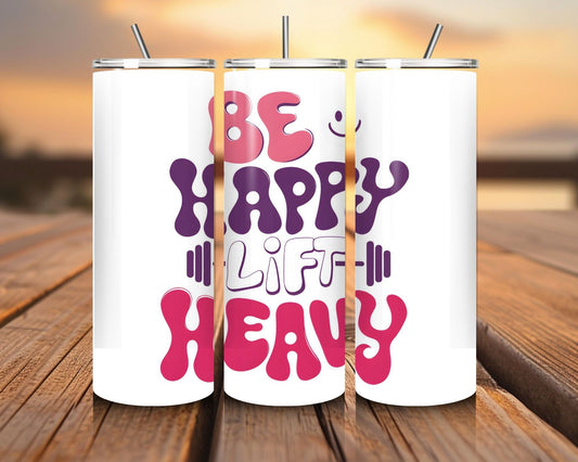 20 oz Skinny Coffee Travel Tumbler with Lid and Straw - Flex Appeal #023