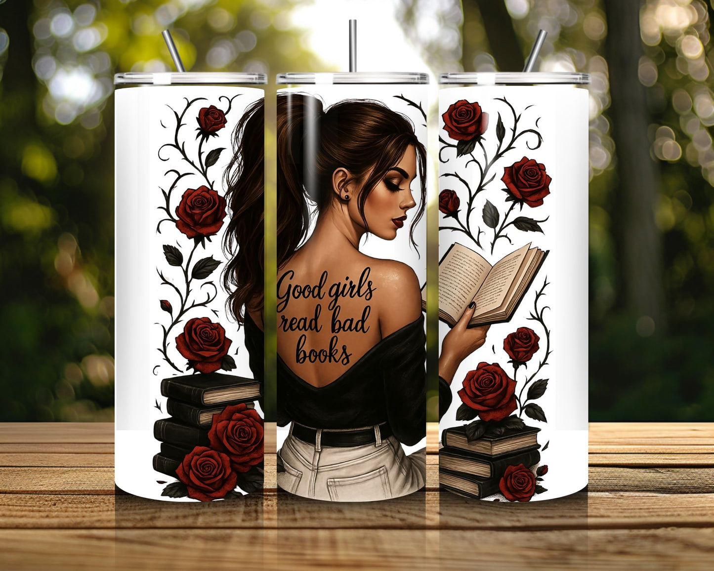 20 oz Skinny Coffee Travel Tumbler with Lid and Straw - Sassy Lady Boss #010