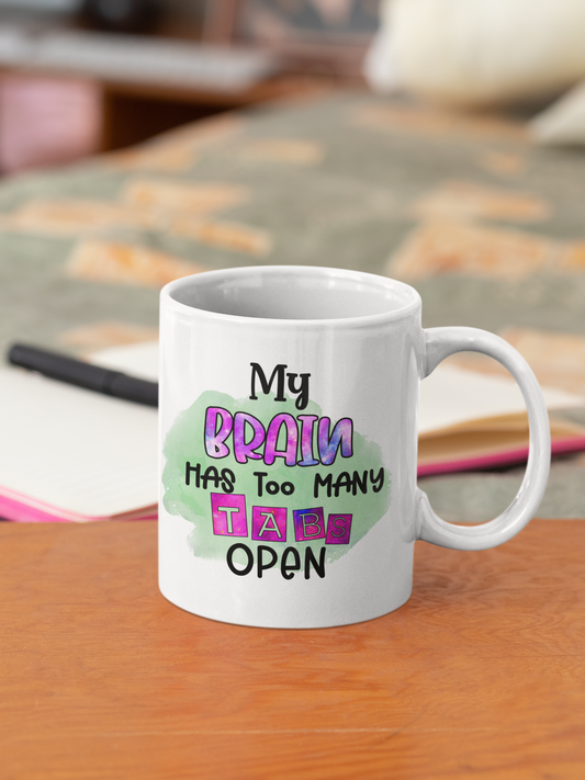 11 oz white ceramic mug sarcasm #002