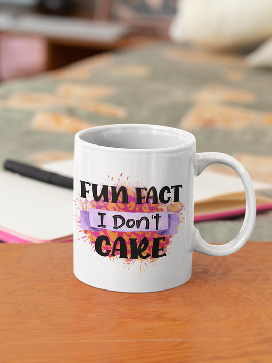 11 oz white ceramic mug sarcasm #007